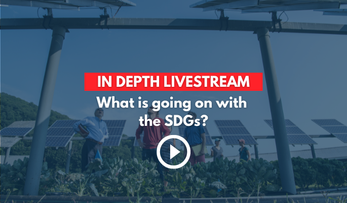 In Depth Livestream: What’s going on with the SDG’s